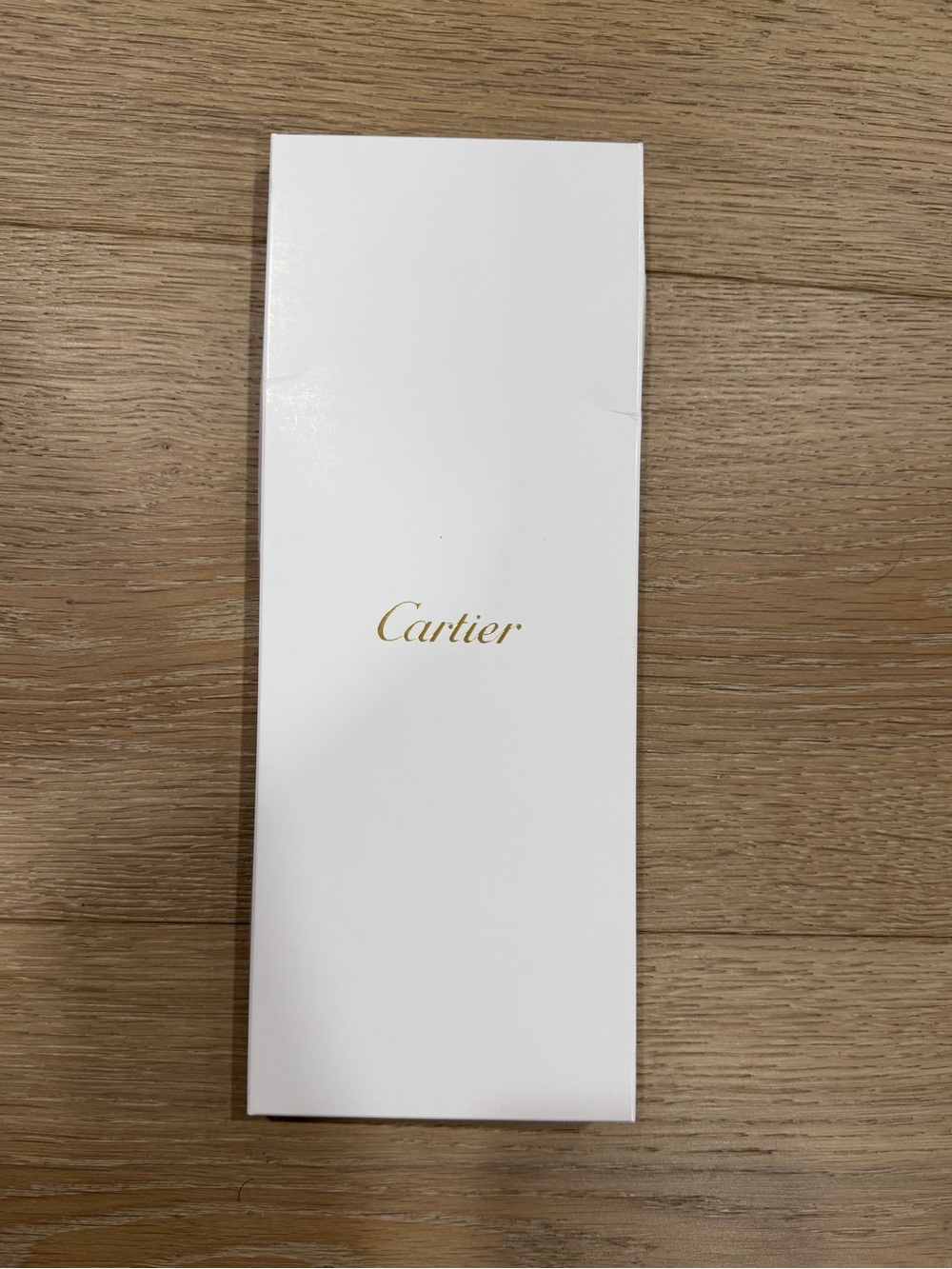 Cartier Authentic Ivory Logo Gloves Rare Collector Accessory Medium/Large NWB